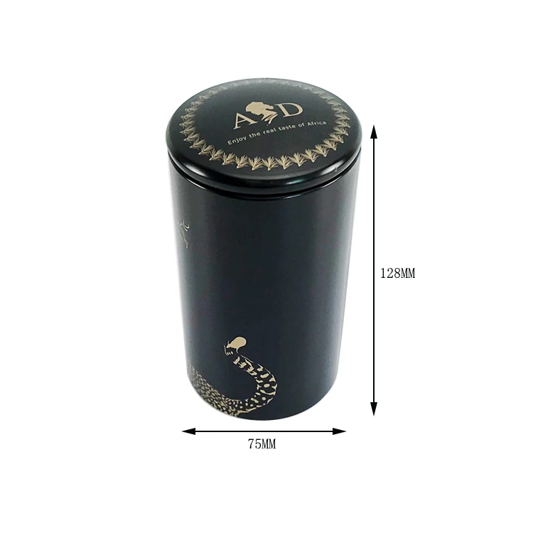 Manufacture Tin Round Metal Black Tea  Mint Candy  Food Coffee Been Colorful Packaging Tin Box