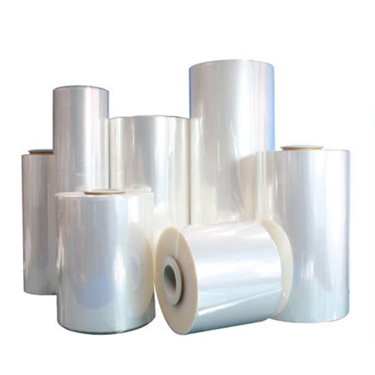 Guangdong China Factory Made Plastic PET/PVC/PE/POF Custom Packaging Shrink Film On Roll For Sealing Food And Beverage