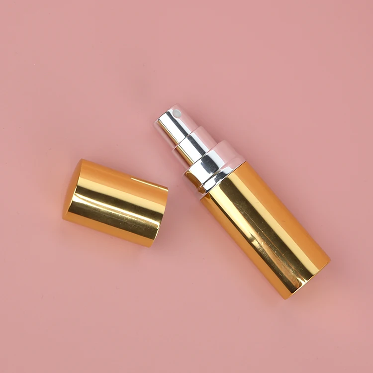 Travel Mini Portable Size 6ml 8ml 10ml 15ml Cap Metal Spray Refill Atomiser Aluminum Refillable Perfume Bottle