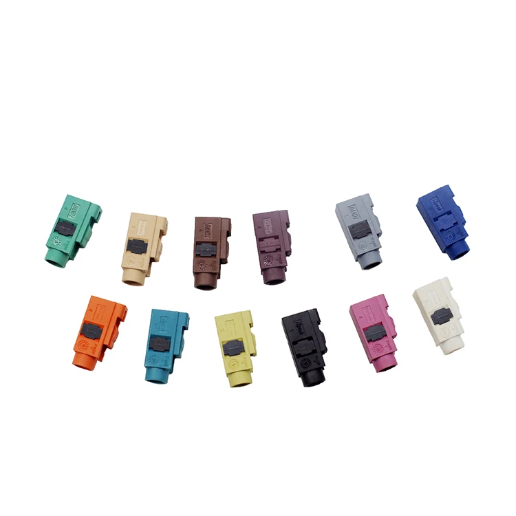 Fakra coding F type SMB  female  Connector for Car Video, TV, Radio, Camera RG174, 316 Coaxial cable