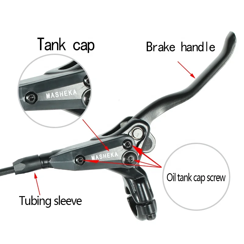 OEM customization 2 pistons bike oil brake MTB disc brake Hydraulic disc bicycle brake