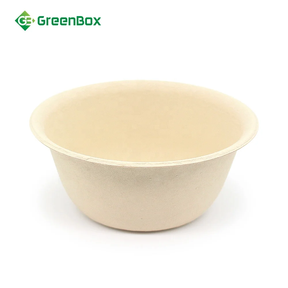 Wholesale paper bowl eco friendly bamboo fiber bowl disposable bowl