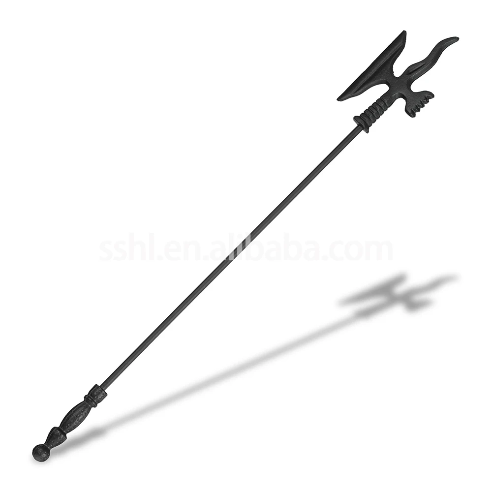 Cast iron Knight fireside set firewood tools Fireplace Accessories Fire set