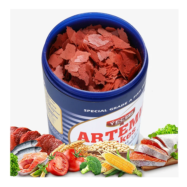 factory outlet fresh and nature rich nutrition fish food artemia flakes for small fish