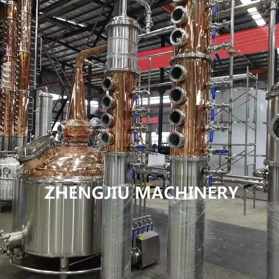 ZJ Alcohol Still Rum Whisky Brandy Liquor Wine Distillery Vodka Making Machine 1000L