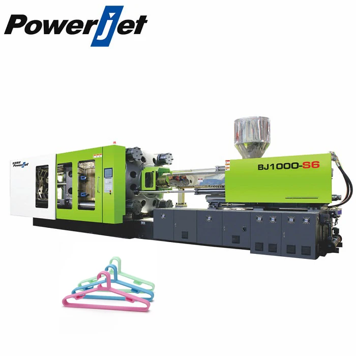 Powerjet 100 тонн 126T энергосберегающая пластиковая вешалка для одежды машина литья под давлением