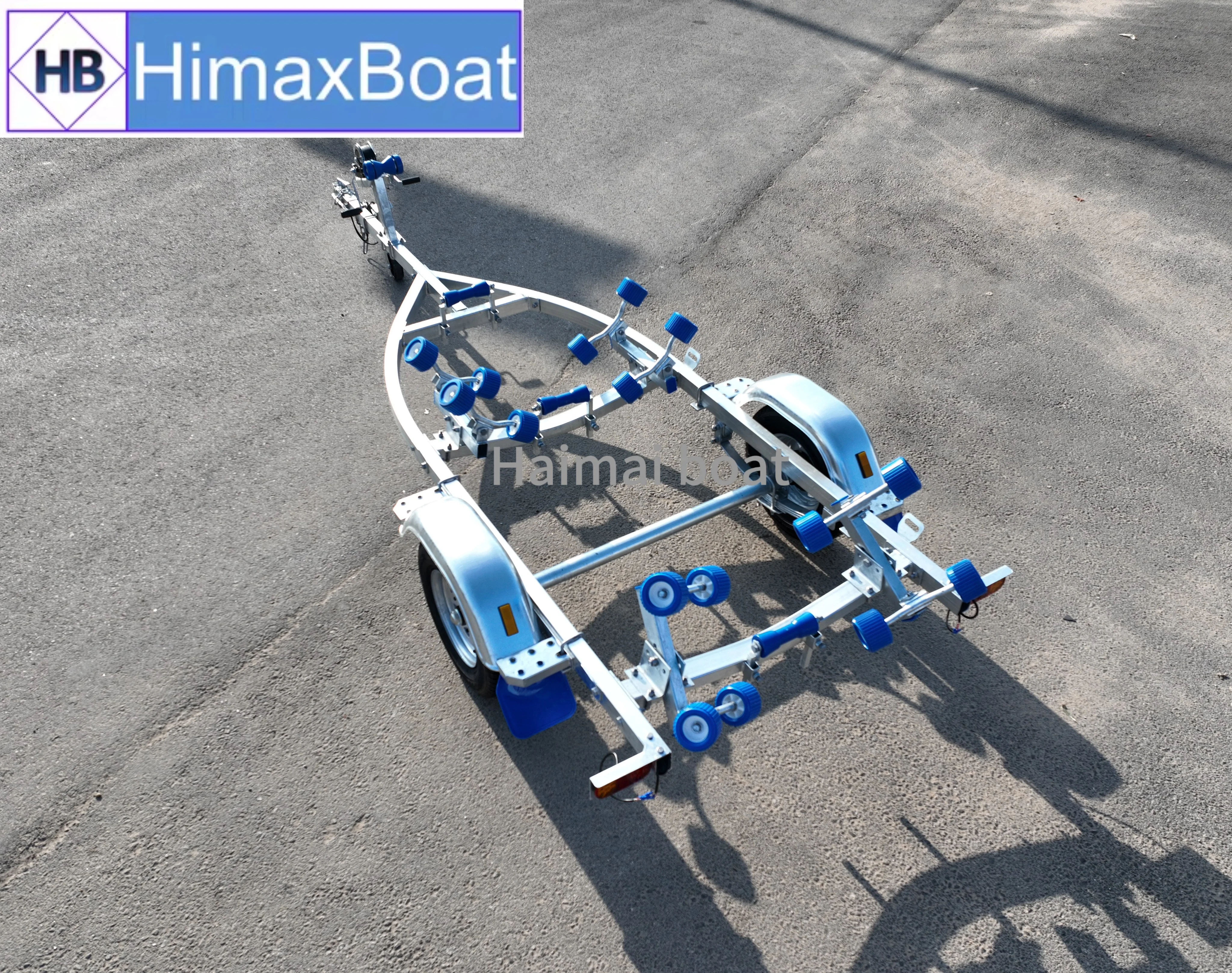 4.2m single axis boat trailer