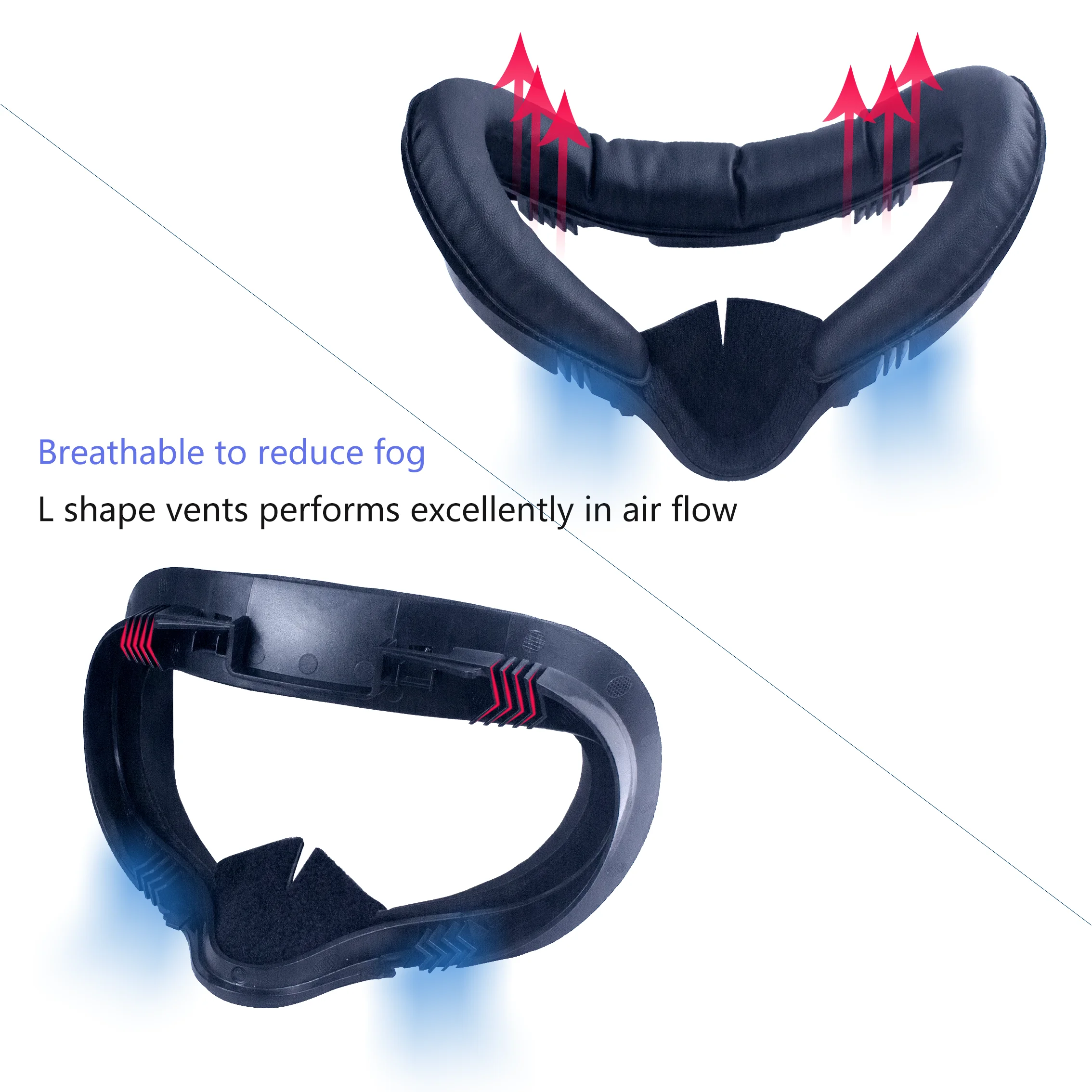 FOR VR Glasses Replacement Face Pad Upgrade Accessories suitable for Oculus Quest 2 Sweat Resistant Lens Cover Leather Pad