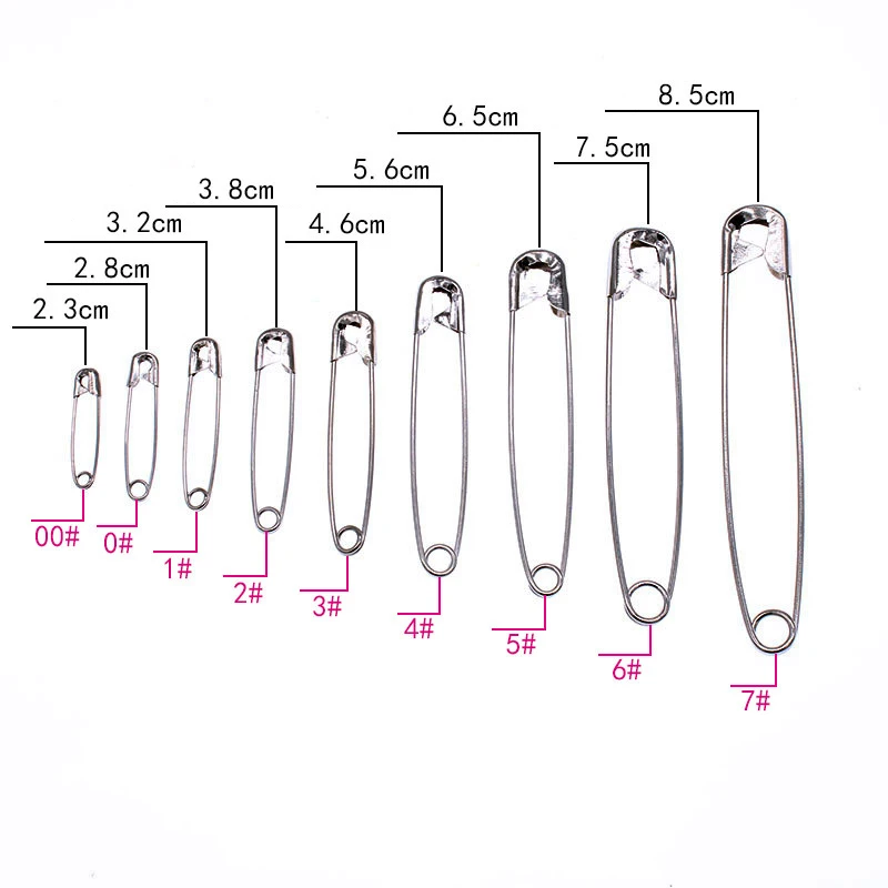 Заводская оптовая продажа нержавеющая сталь золото латунь 1000 шт. 20 23 28 мм металлические защитные булавки от солнца