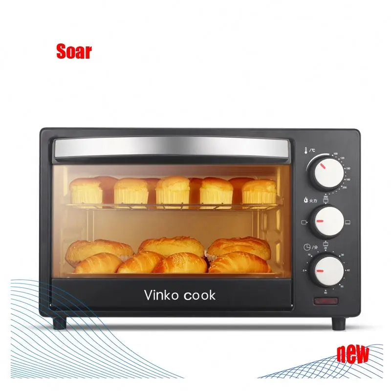 NEW 20L 1360W Mechanical Timer Control Portable Mini Electric Toaster