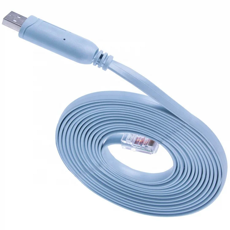 Customized Compatible WIN10 Plug and Play FTDI RS232 USB Connecteur Rj45 8P8C Console Usb Extender Over Rj45 Cable