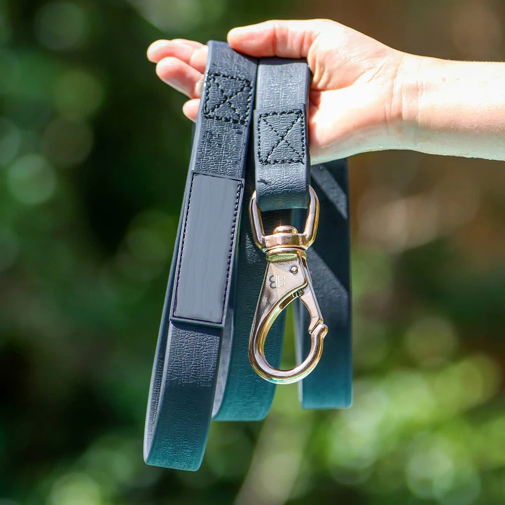 custom logo luxury pet leash heavy duty waterproof  pvc dog leashes