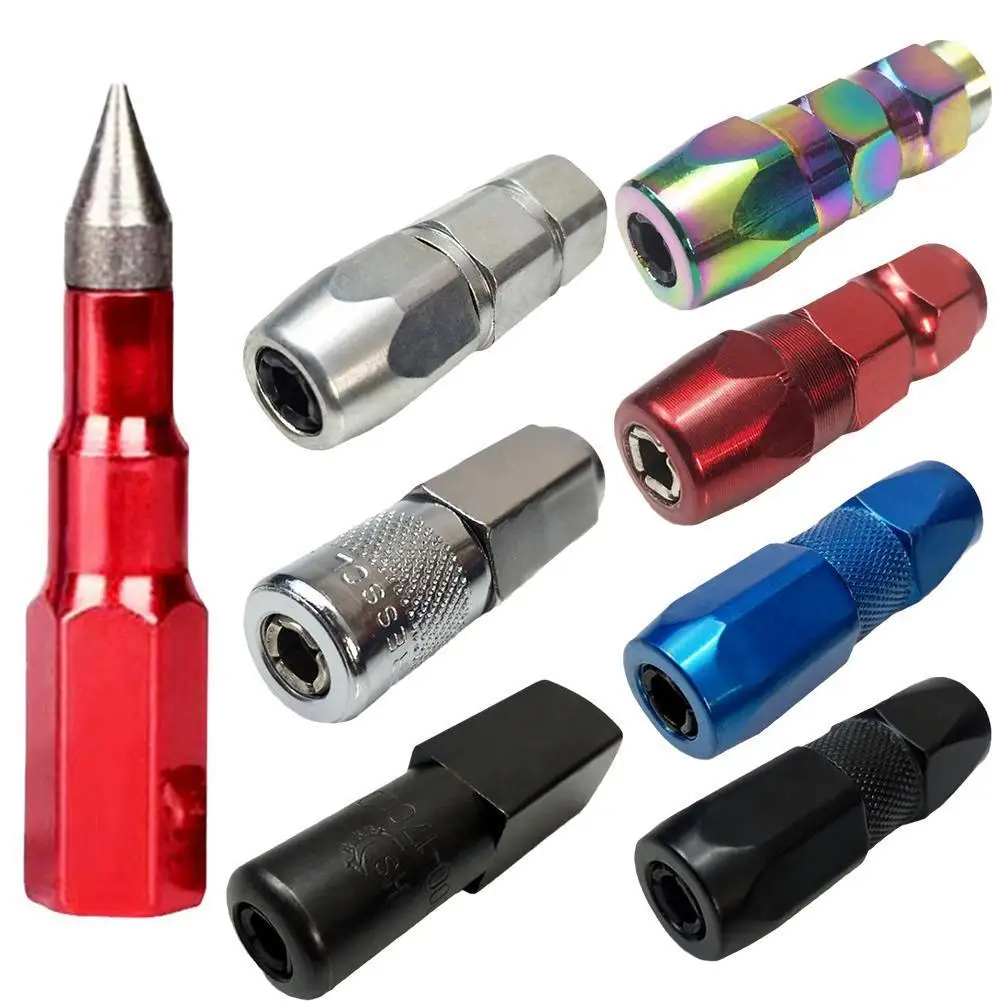 Explosion-proof Grease Gun Nozzles Sharp/Flat Tip Butter Nozzle Grease Threaded Nozzle Irons
