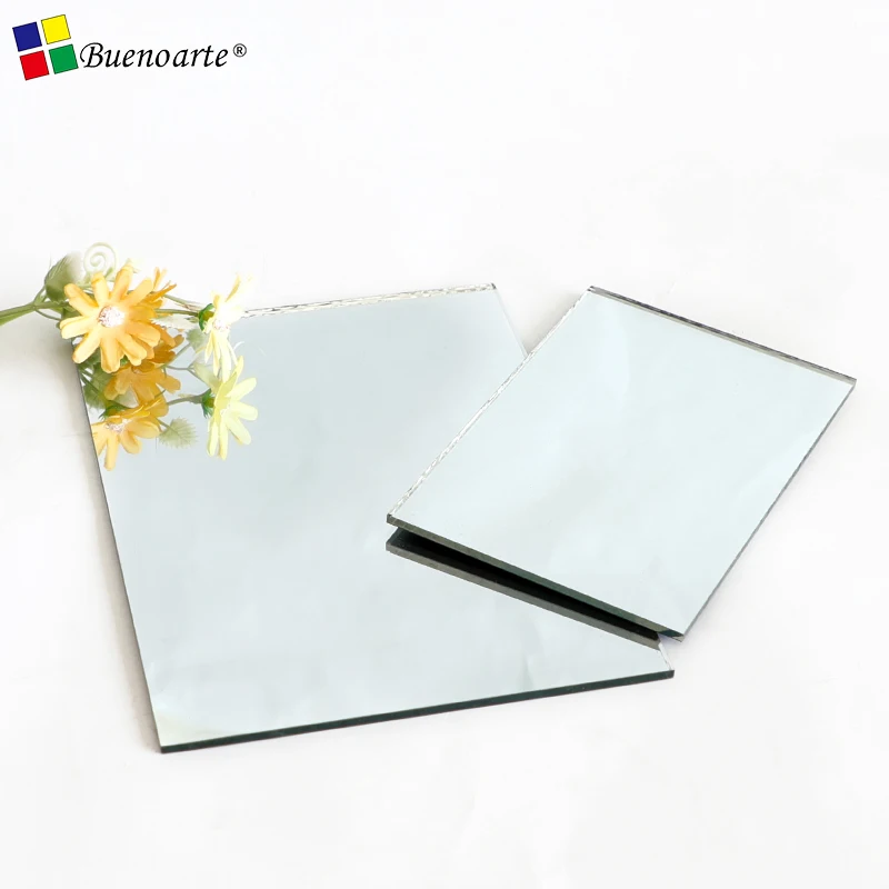 DIY mirror for craft widen silver mosaic big piece decorative mirror glass for decor handcraft common mirror spiegelglas