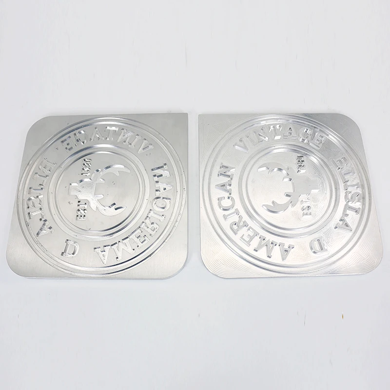 Hot Stamping Brand Aluminum Mold Logo Processing Engraving Hot Stamping Plate Hot Pressing Leather Mold