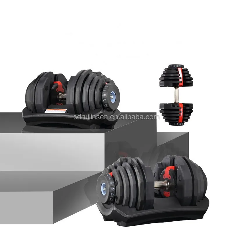 Gym Equipment Training Dumbell Set Portable Foam Handle Weight Rubber Adjustable Dummbells 40 KG