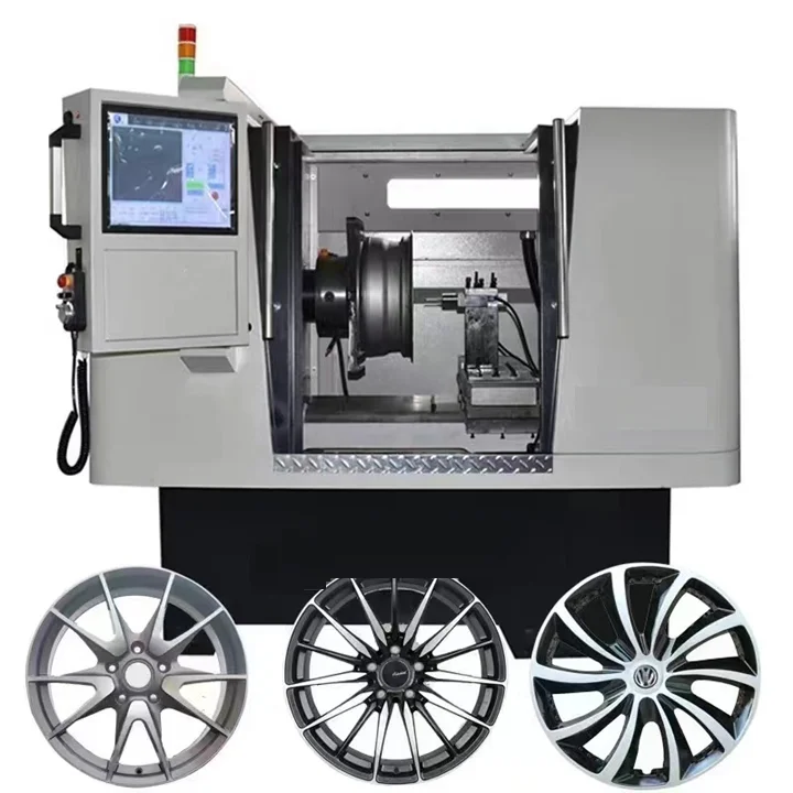 Automatic wheel hub repair equipment with CE certification Car Rim repair machine