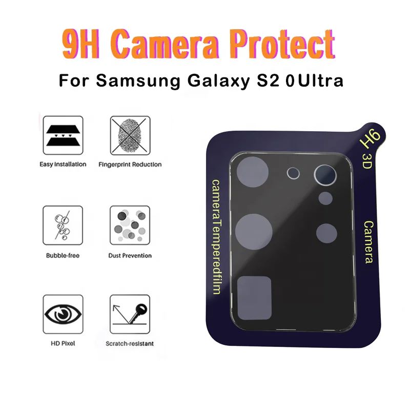 Transparent Camera Lens Film Tempered Glass Mobile Phone Camera Protector For Samsung Galaxy Z Flip 3 Z Fold 3 S10 S20 S21 Ultra