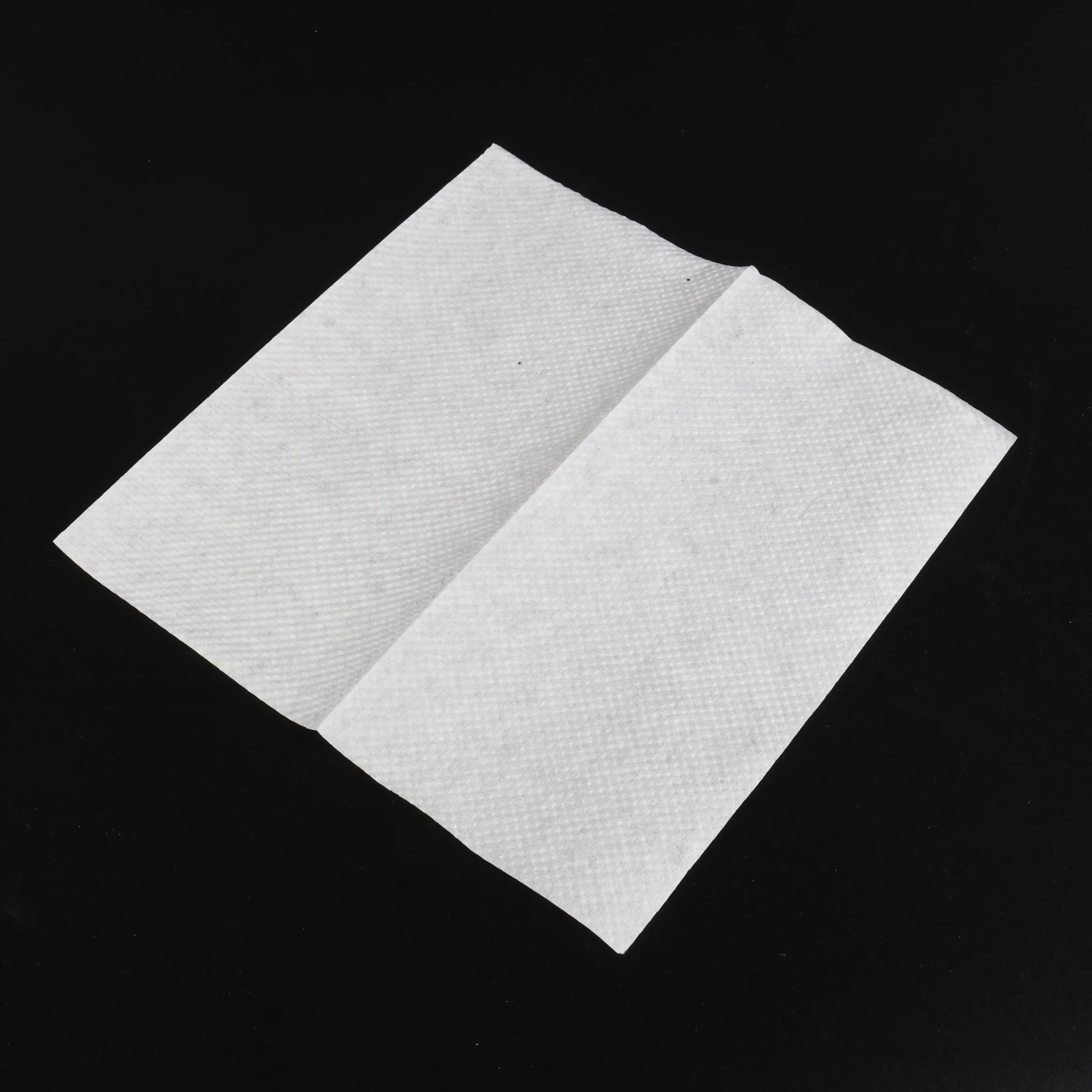 QINGSHE Factory Custom 1 PLY Recycled Pulp 200 Sheets Kitchen Paper Machine Oil Cleaning V Fold Tissue Toilet Paper Towels