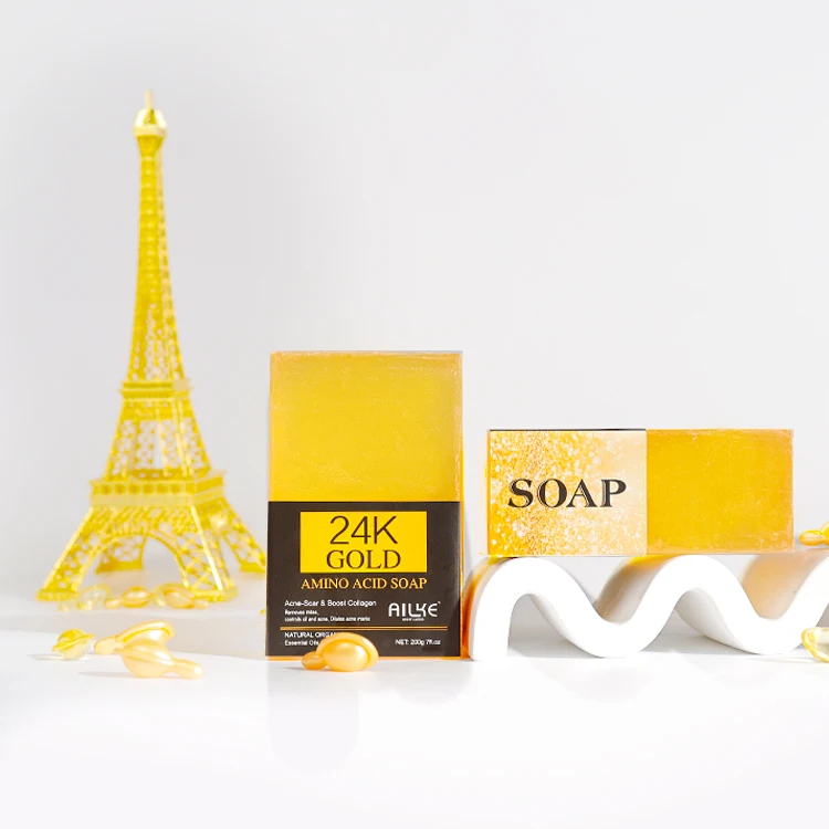 Custom Cleansing Oil Removal Shea Butter Base Amino Acid Facial Bath Anti Pimple Essential Oil Soap For Dark Skin