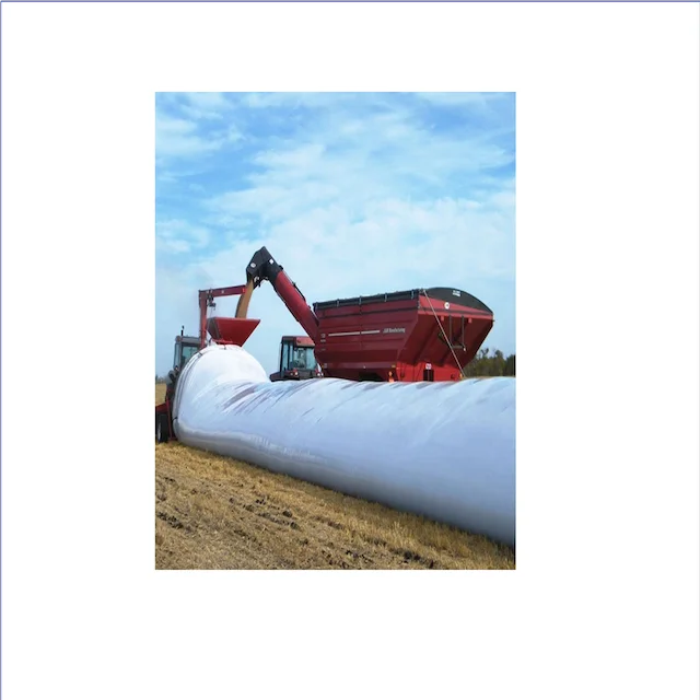 Plastic silage silo agriculture storage bags corn silage bagging silo grain sleeve bag