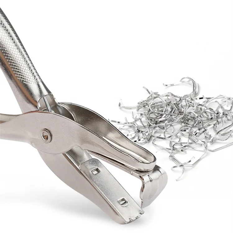 factory direct sale best price high quality office stationery supplies promotional handing plier silver metal staple remover