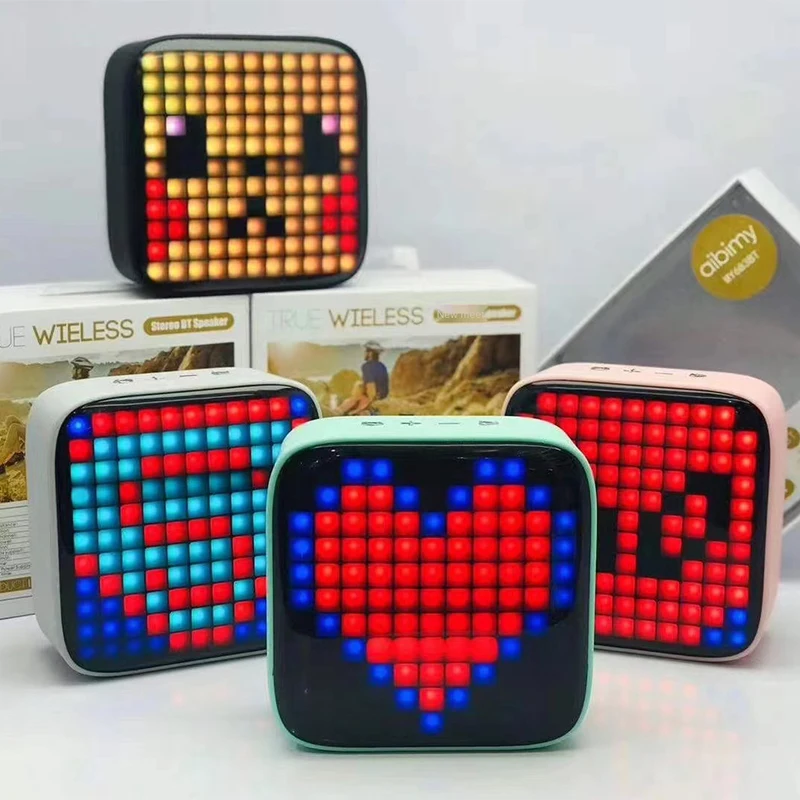 Hot Selling Divoom Tivoo LED Speaker MY683 RGB Programmable 16X16 LED Bluetooth Speaker