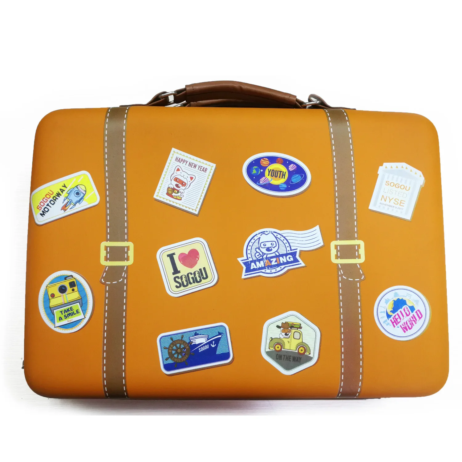 Large capacity 5mm EVA Hard shell Case Pu Leather Handle Bag for Travelling