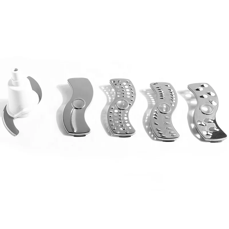 Food Processor Kitchen Appliance Stainless Steel 1.2L Capacity