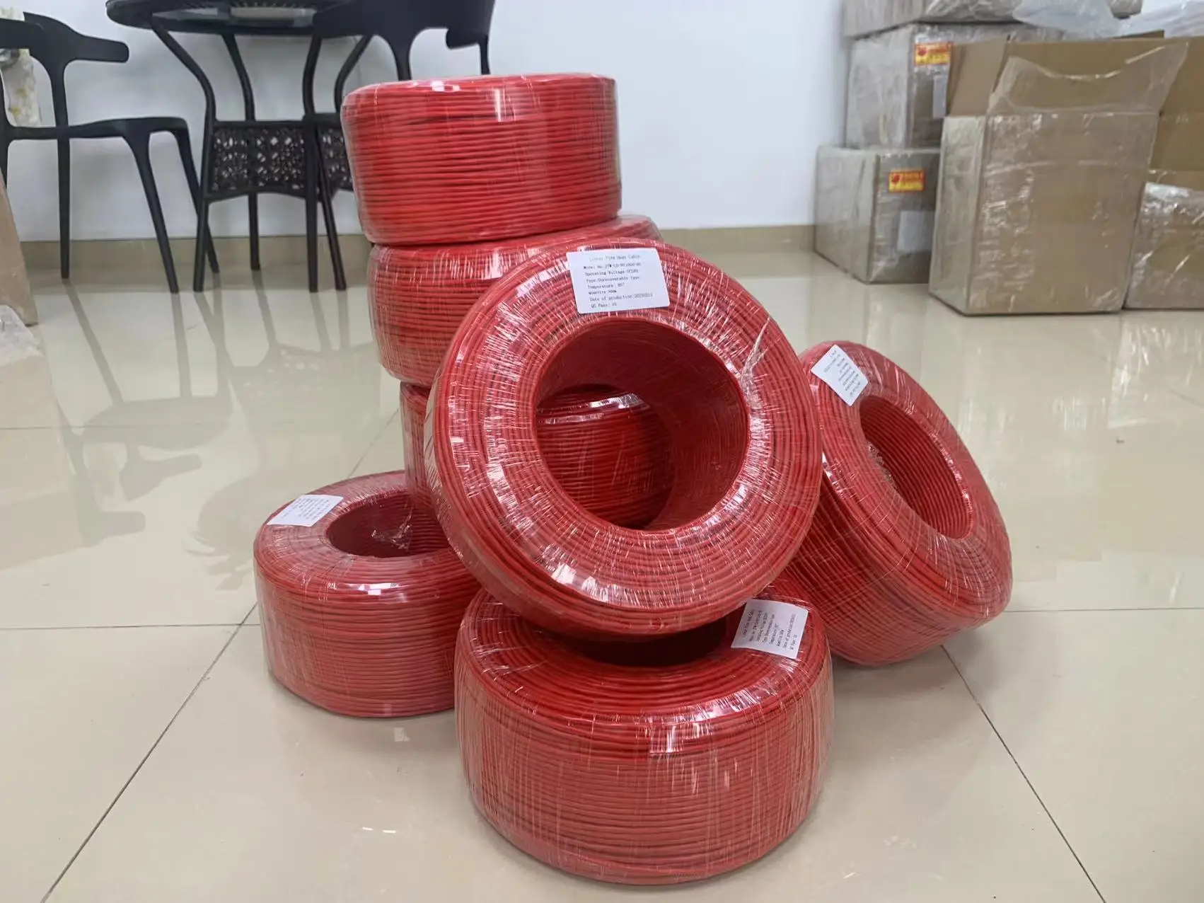 Heat Detection Cable 85/105/138 Degree Temperature Monitoring Fire Alarm Sensor Recoverable Linear Heat Detector