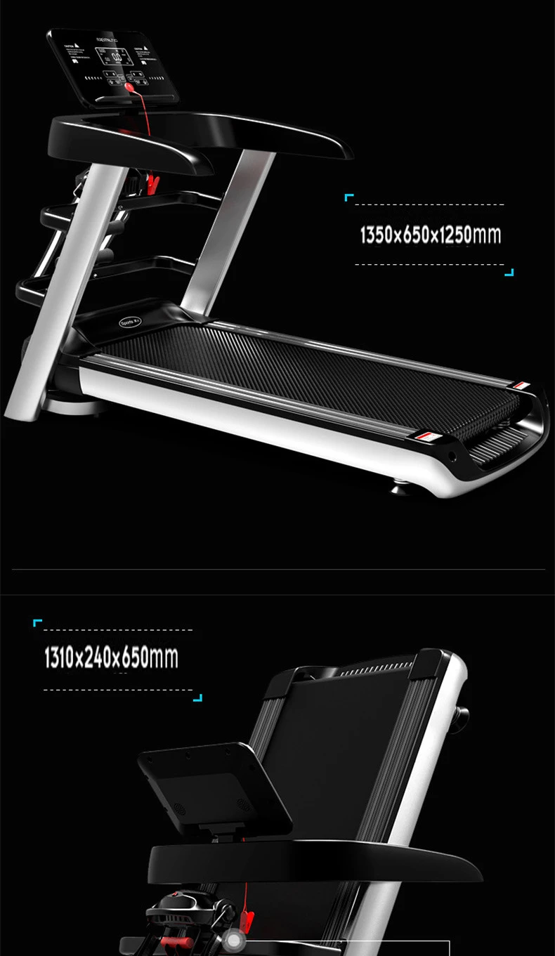 Multifunction Foldable Commercial Treadmill Running Machine Folding Treadmills Exercise Treadmill