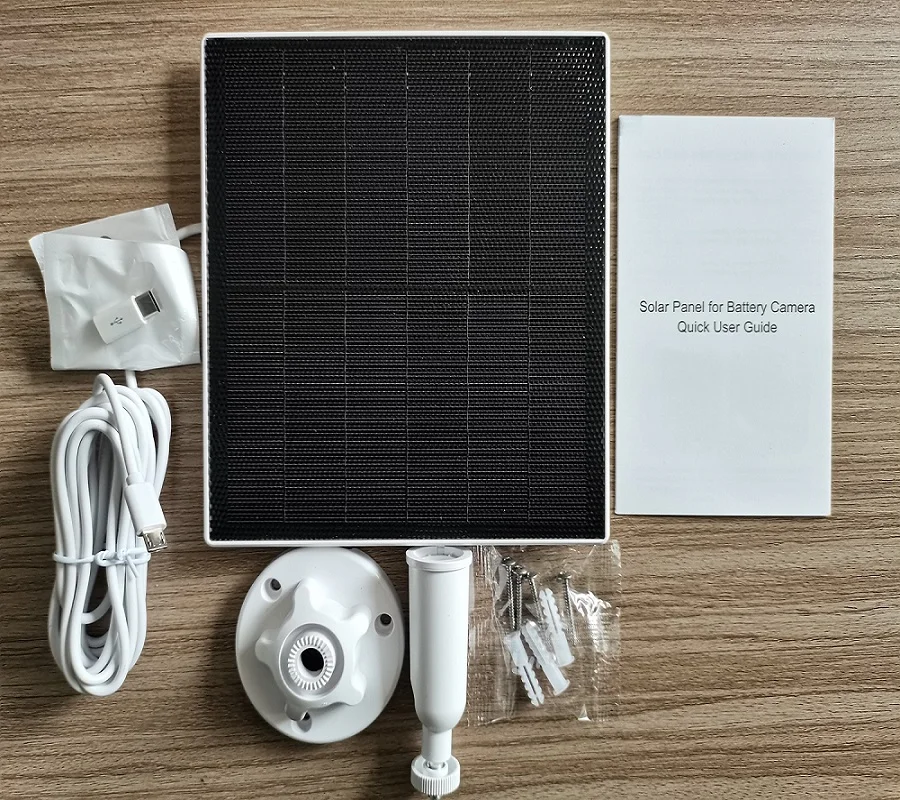 5W Portable Solar Panel 5V Solar Plate with USB Safe Charge  Battery Charger for Security Camera