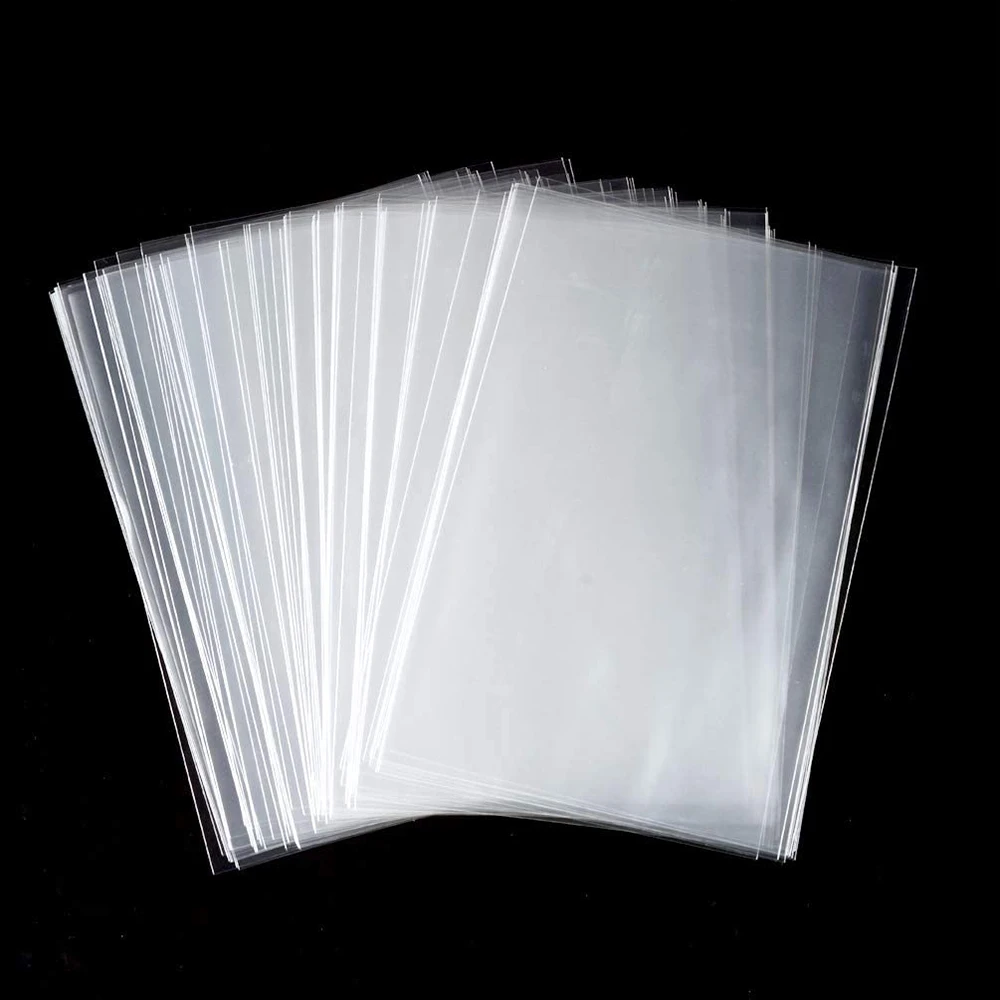 Wholesale Resealable Clear Flat Cellophane Plastic Treat Bags Self Sealing Bags For Cookie Candy