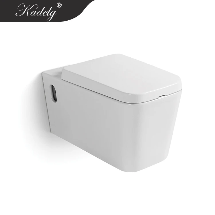 Washdown P-trap 180mm Roughing-in European Wall Hung Toilet Sanitary Ware