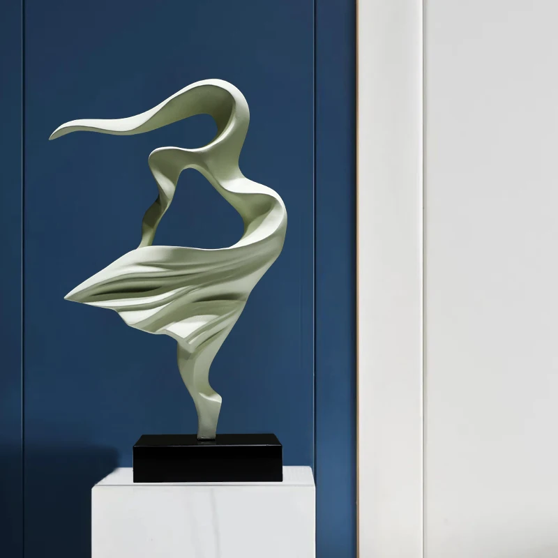 
Dancers Abstract Art Resin Sculpture for Mall Center Office Themed Club Bar Hotel Decor 