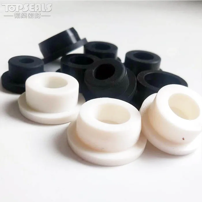 Custom Medical Black Silicone Rubber Stopper Plug
