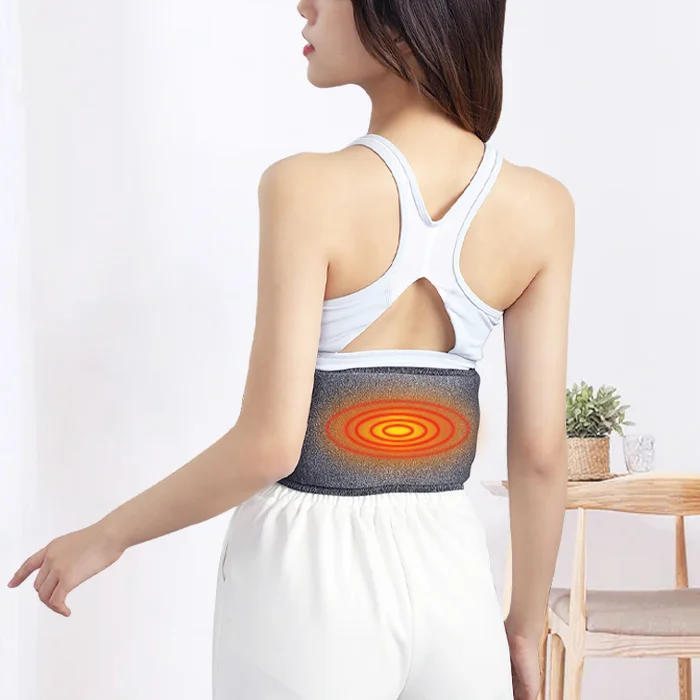 Factory Wholesale Graphene Waist Massager menstrual belt massage Heating Therapy Pad Belt for Back Pain