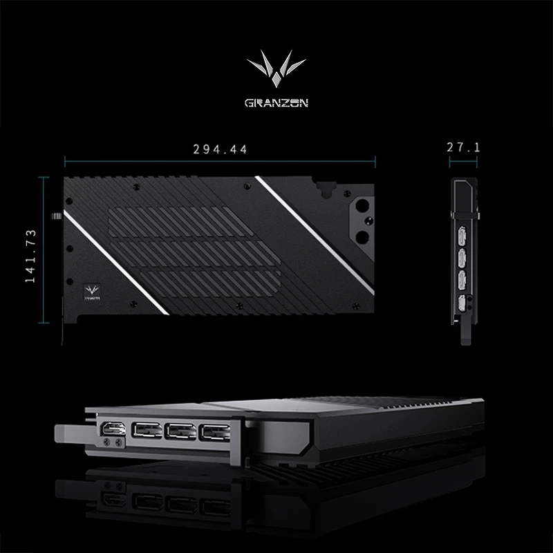 Granzon Full Armor GPU Block for MSI RTX 4090 Suprim X / RTX4090 GAMING X TRIO 24G ,VGA Liquid Cooler System GBN-MS4090TRIO