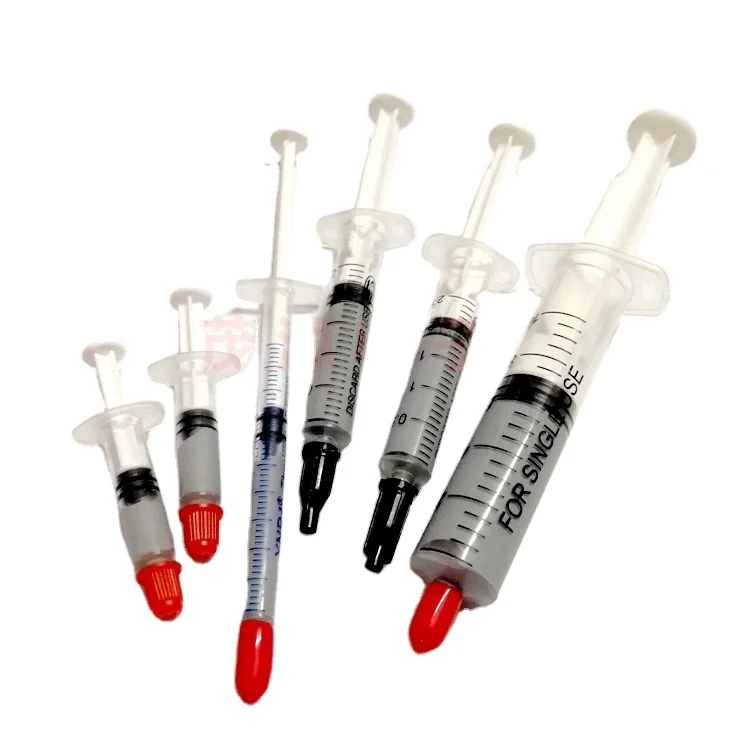 15W/m.k  1g  2g 4g  8g 20g Grey Thermal paste syringe silver silicon thermal grease for CPU LED Heatsink