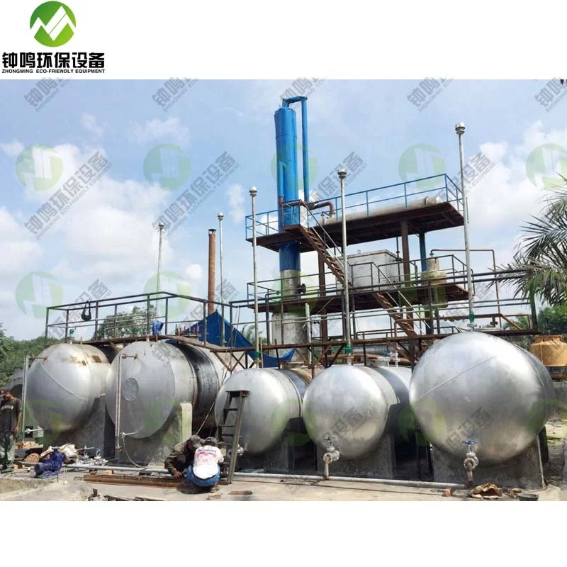 Automatic Waste Oil Recycling to Diesel Machine