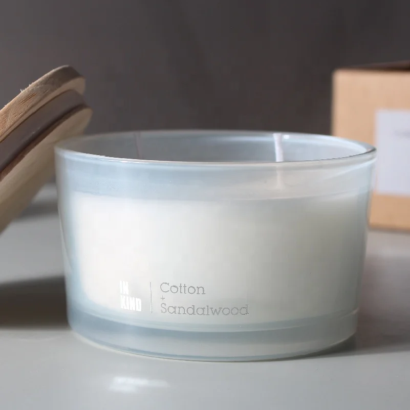 RAINCOAST Soy Candles Luxury Wholesale Gift Set Candle with Wooden Lid 235g Private Label Scented Candles