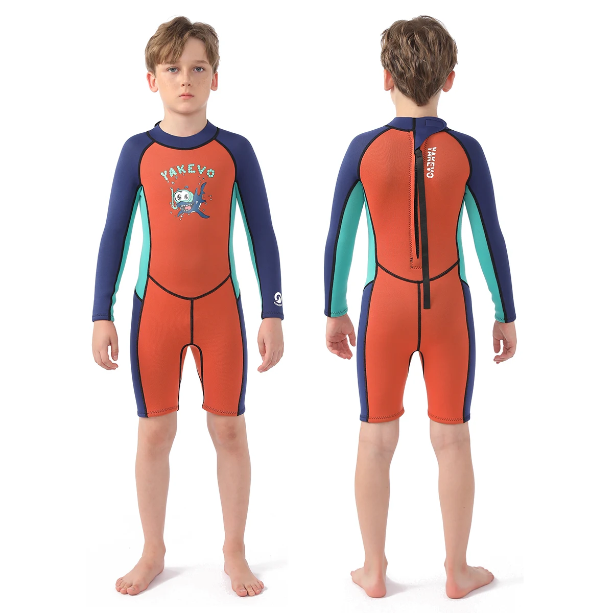 Wholesale Wetsuits 3MM Diving Suit Boys Neoprene Wet Suit One Piece Warm Back Zipper Kids Neoprene Wetsuit