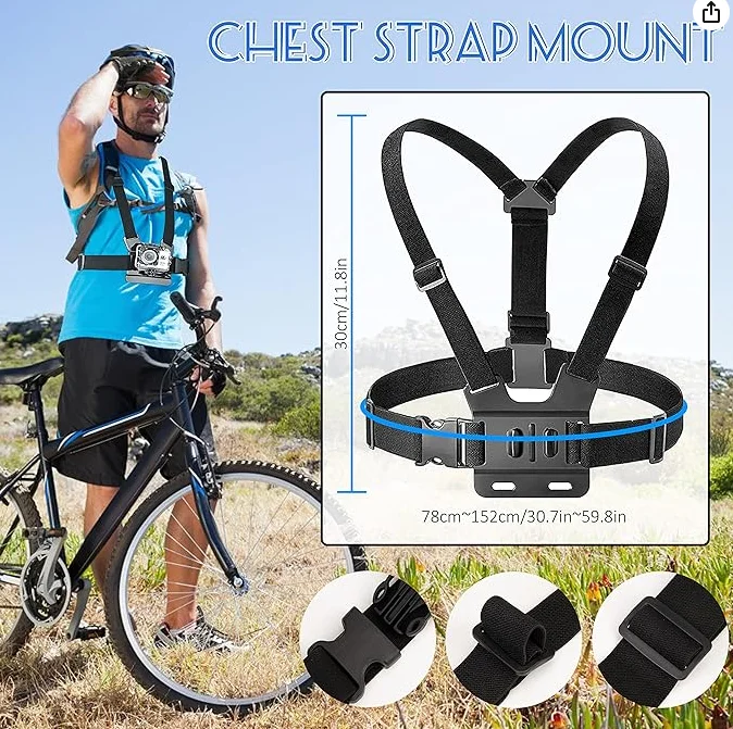 Adjustable Strap  For Gopro Chest Strap Belt Body Tripod Harness Mount for Gopro Hero  Accessories Chest Strap Mount Belt