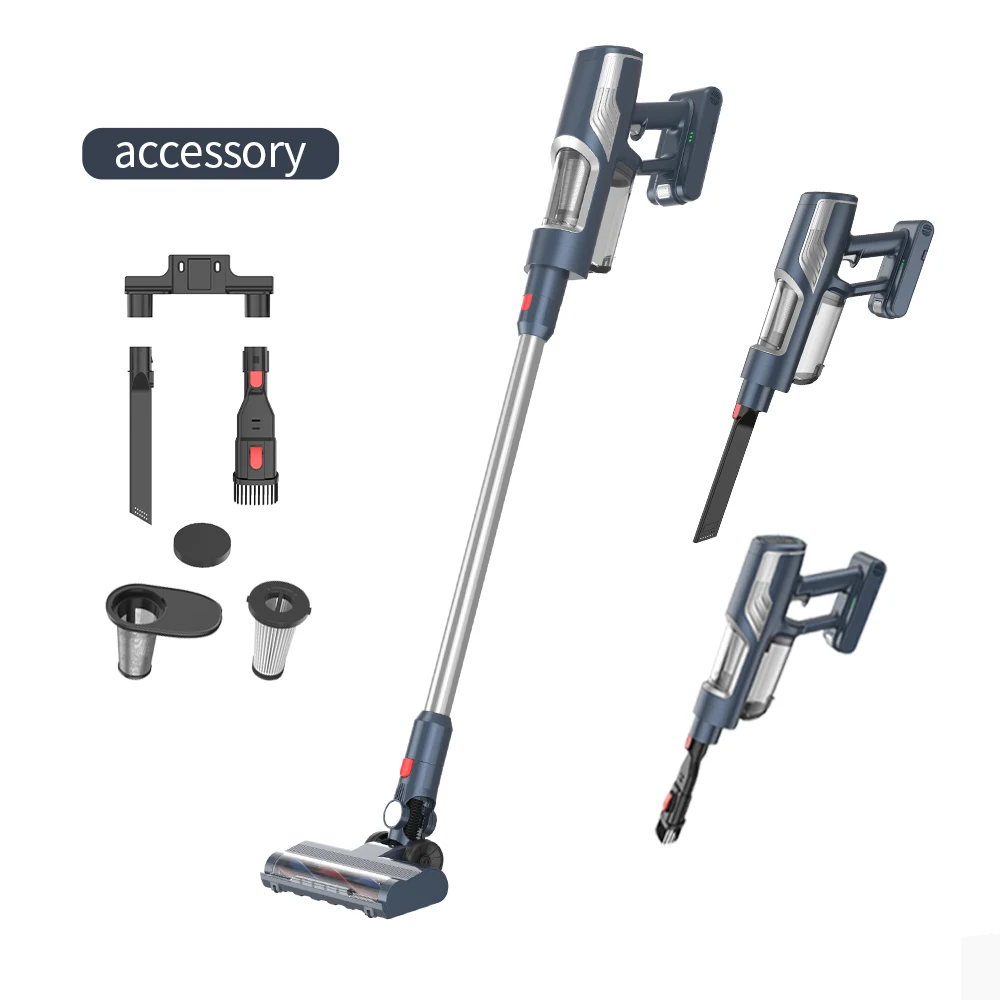 OEM Powerful Bagless Cyclone Vacuum Cleaner Manual Source Brushless Motor Handheld Wireless Household Car Use Upright