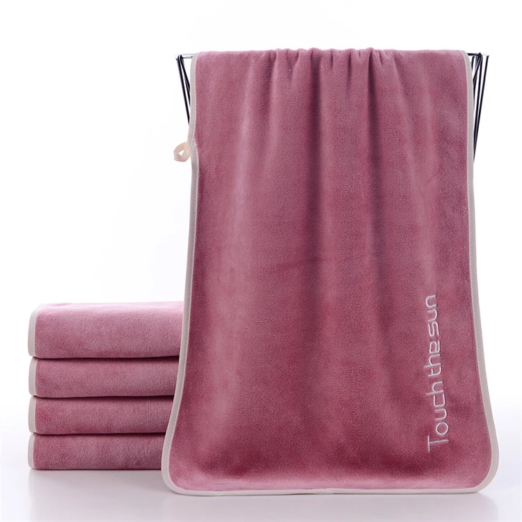 
Embroidered Coral Fleece Kitchen Hand Cleaning Towels 