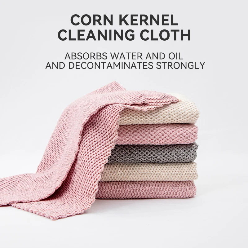Customized Microfibre Cleaning Cloths Kitchen Cleaning Towels Home Car Glass Reusable Towels Microfiber Wipes Towels