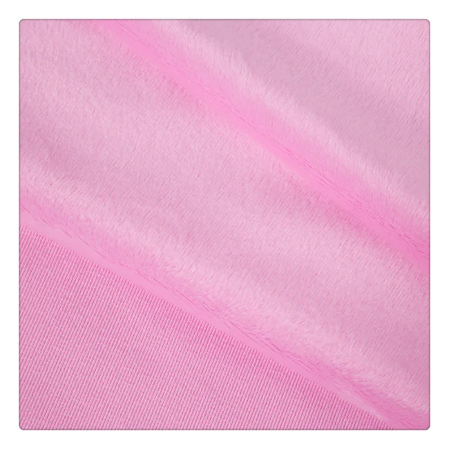 100% polyester plush fleece fabric for teddy bear
