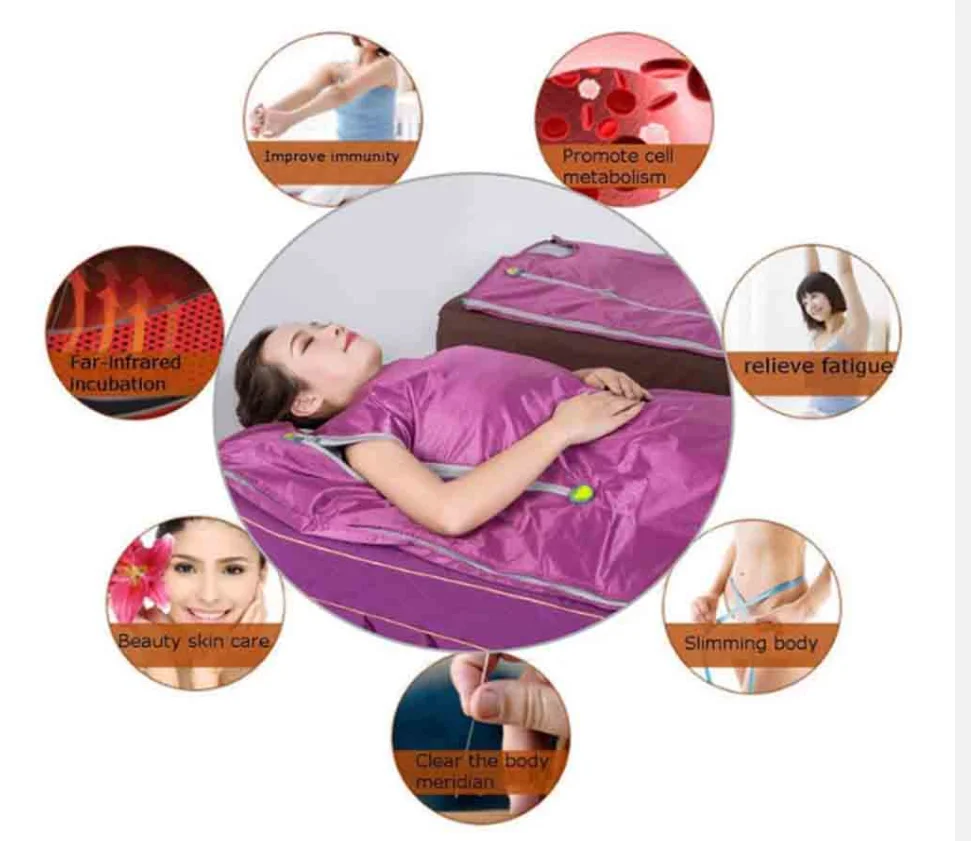 Оригинальное заводское физиотерапевтическое одеяло для сауны, лимфатический дренаж, инфракрасное одеяло для похудения