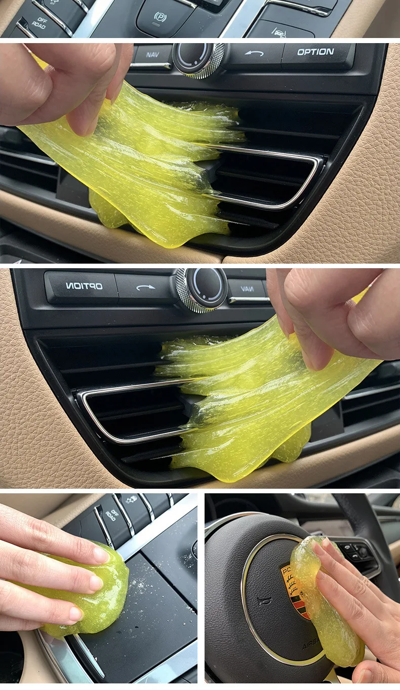 Car Cleaner Glue Microfiber Dust Cleaning Tool Car Accessories Gel Clean Gum