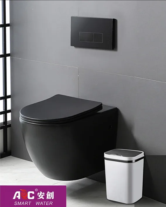 Wall Hung Smart Toilet With Tank Wc Pan Squat Toilet Concealed Cistern Push Button (1600621256938)